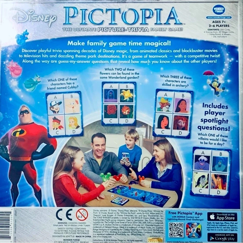 DISNEY Pictopia, The ultimate picture trivia game